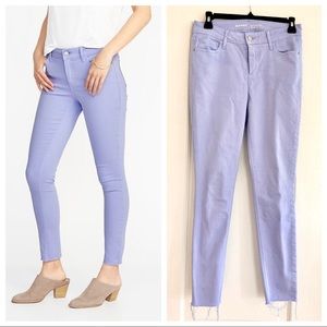 Old Navy Rockstar Mid-Rise Lavender Jeans Size 6